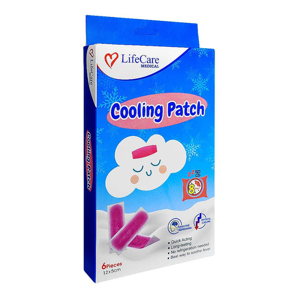 LifeCare Medical cooling patch packaging on a white background