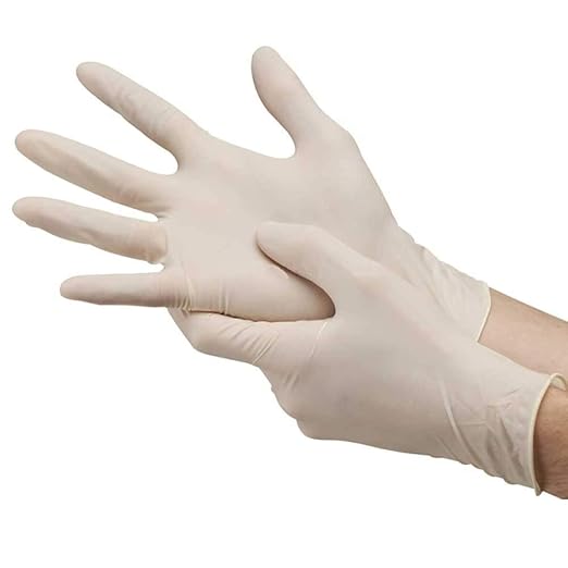 Lifecare Latex Disposable Powdered Examination Gloves