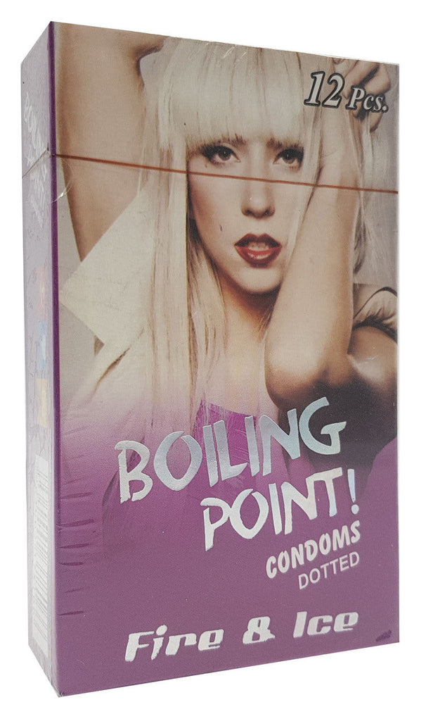 Boiling Point Dotted Fire & Ice Condoms