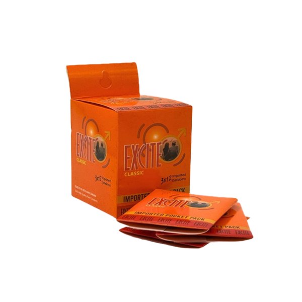 Excite Classic Imported condoms By CSM