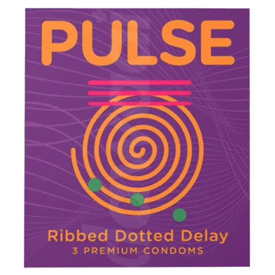 Pulse Ribbed Dotted Condom