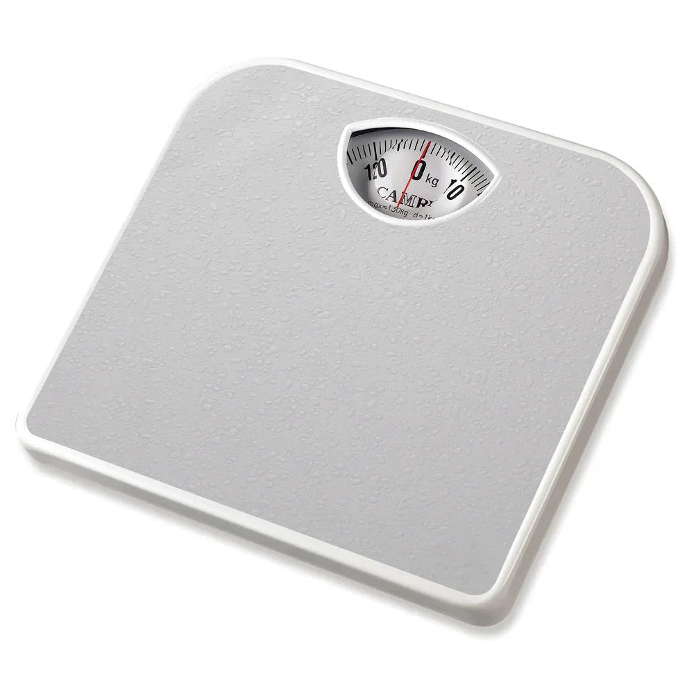 Camry analog body weight machine in white color.
