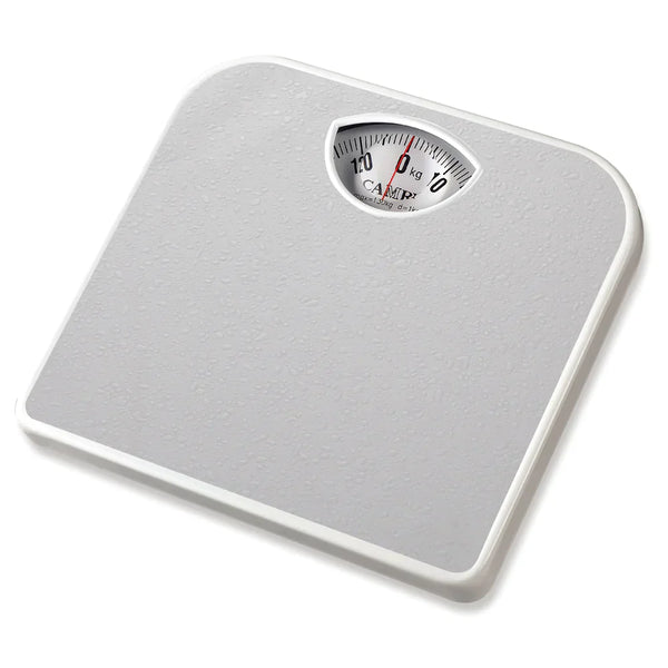 Camry analog body weight machine in white color.