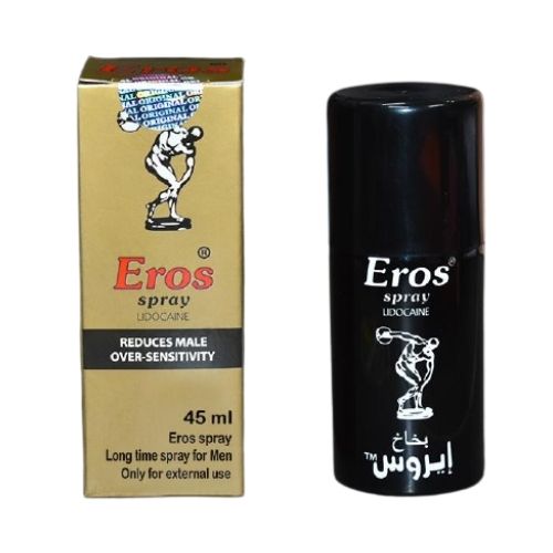 Eros Timing Spray Lidocaine timing spray for man besy quality cock timing spray ,sex timing spray for men ,best price in Pakistan Onlne.
