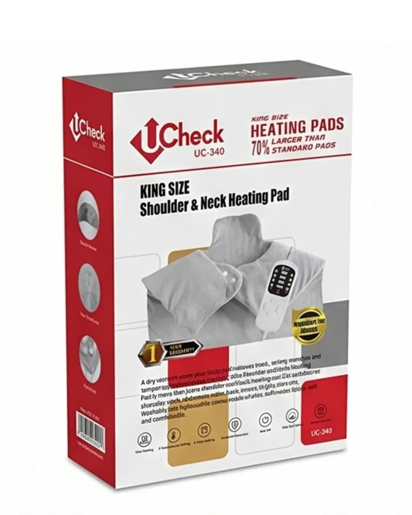 Ucheck UC 340 king size neck and shoulders heating pad.