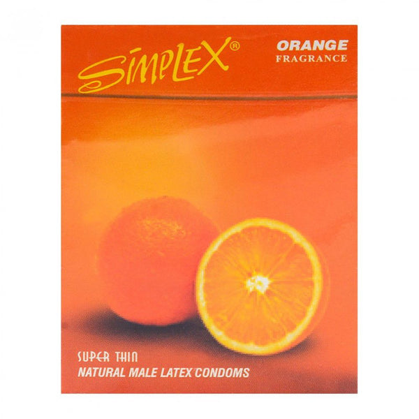 Simplex Flavored Condoms Orange