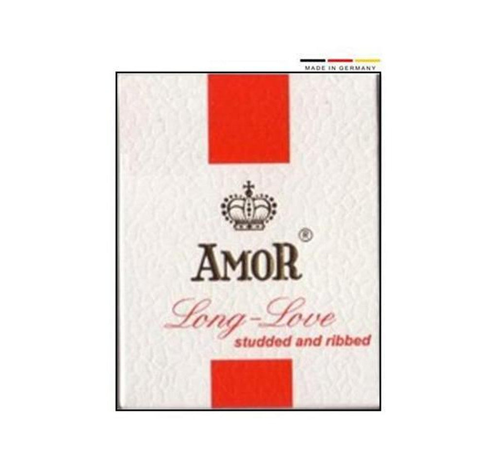 Amor Long Love Studded and Ribbed Condom