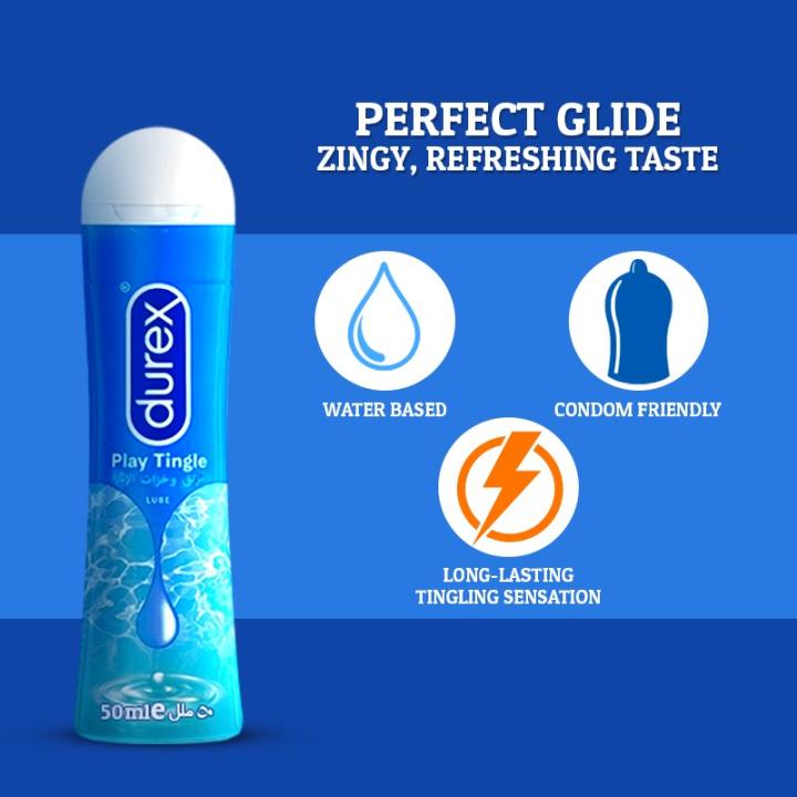 Durex Perfect Glide /Play tingle Lube 50 ml Wellexy Durex Perfect Glide /Play tingle Lube 50 ml Wellexy
