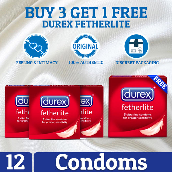 Durex Featherlite Condoms Pack of 3 (3+1)