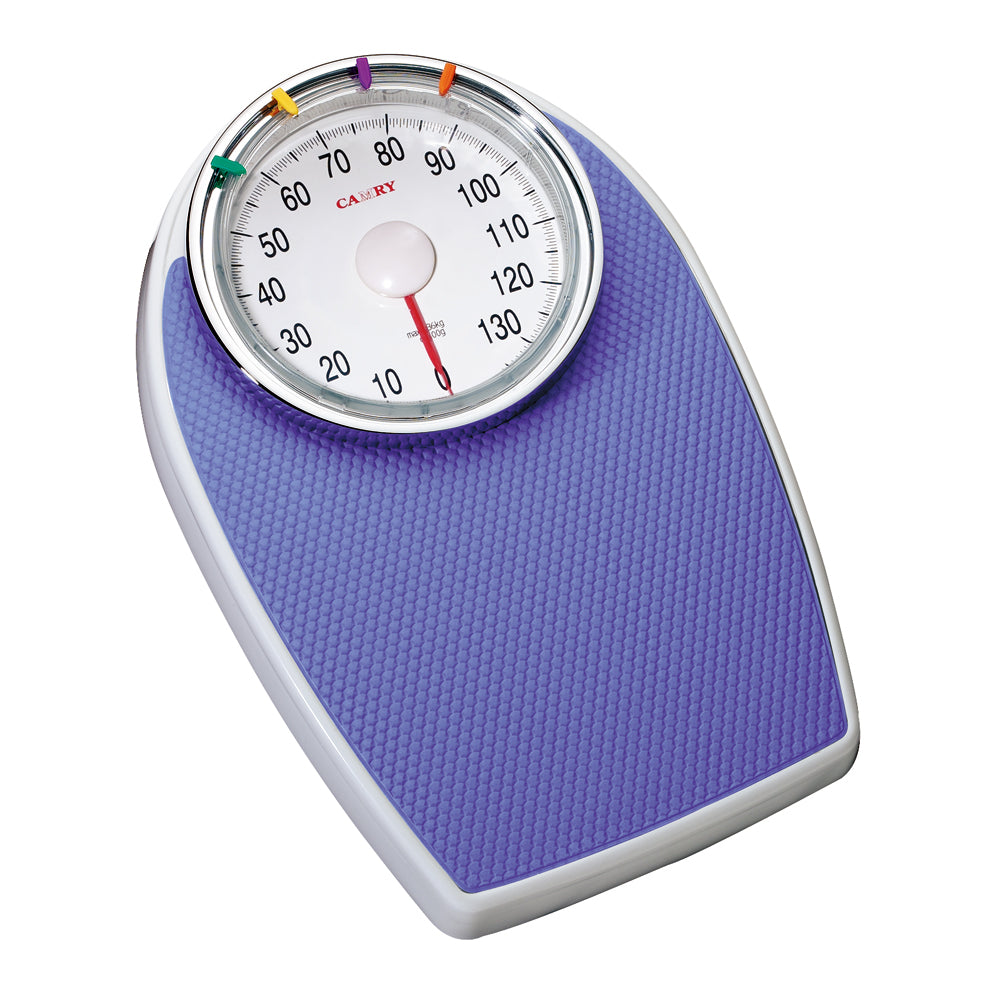 Camry Personal Weight Scale Analog Body Weight Machine MultiColor Plastic Body