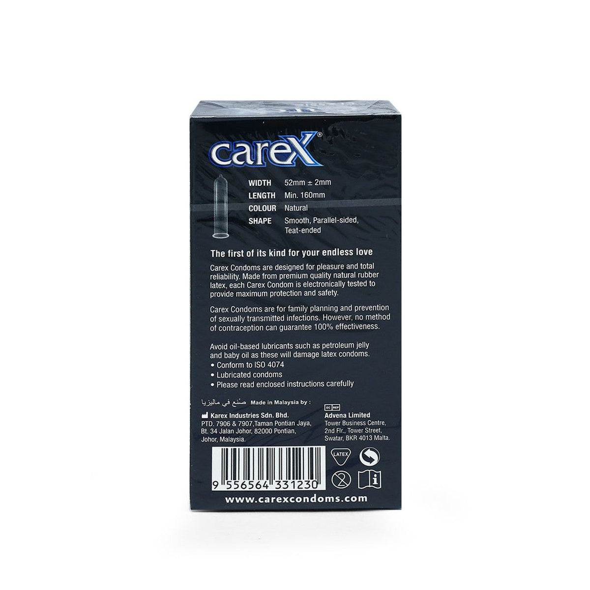 Codex Protection Candom Carex Classic Condoms – Wellexy