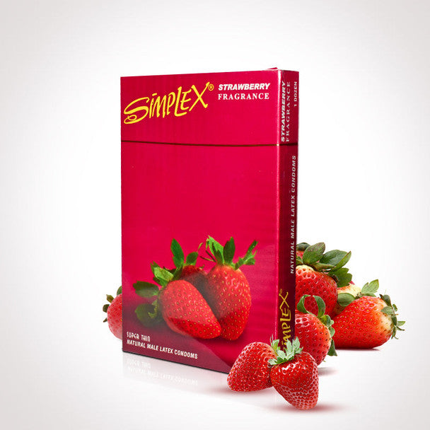 Simplex Flavored Condoms Strawberry