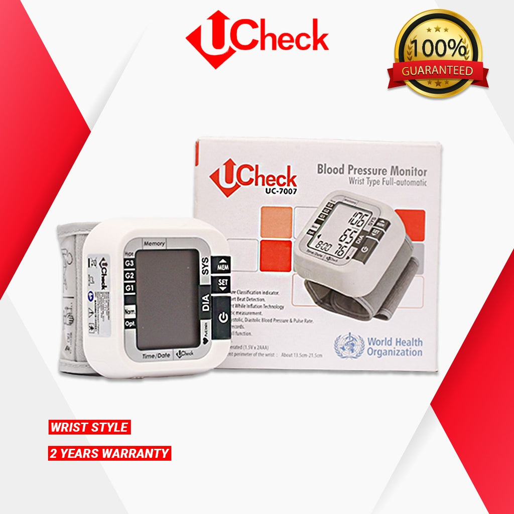 Ucheck Blood Pressure Monitor UC 7007