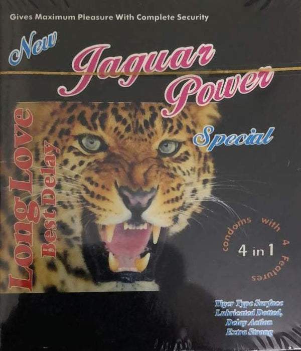 Jaguar Power 4 In 1 Features Condoms