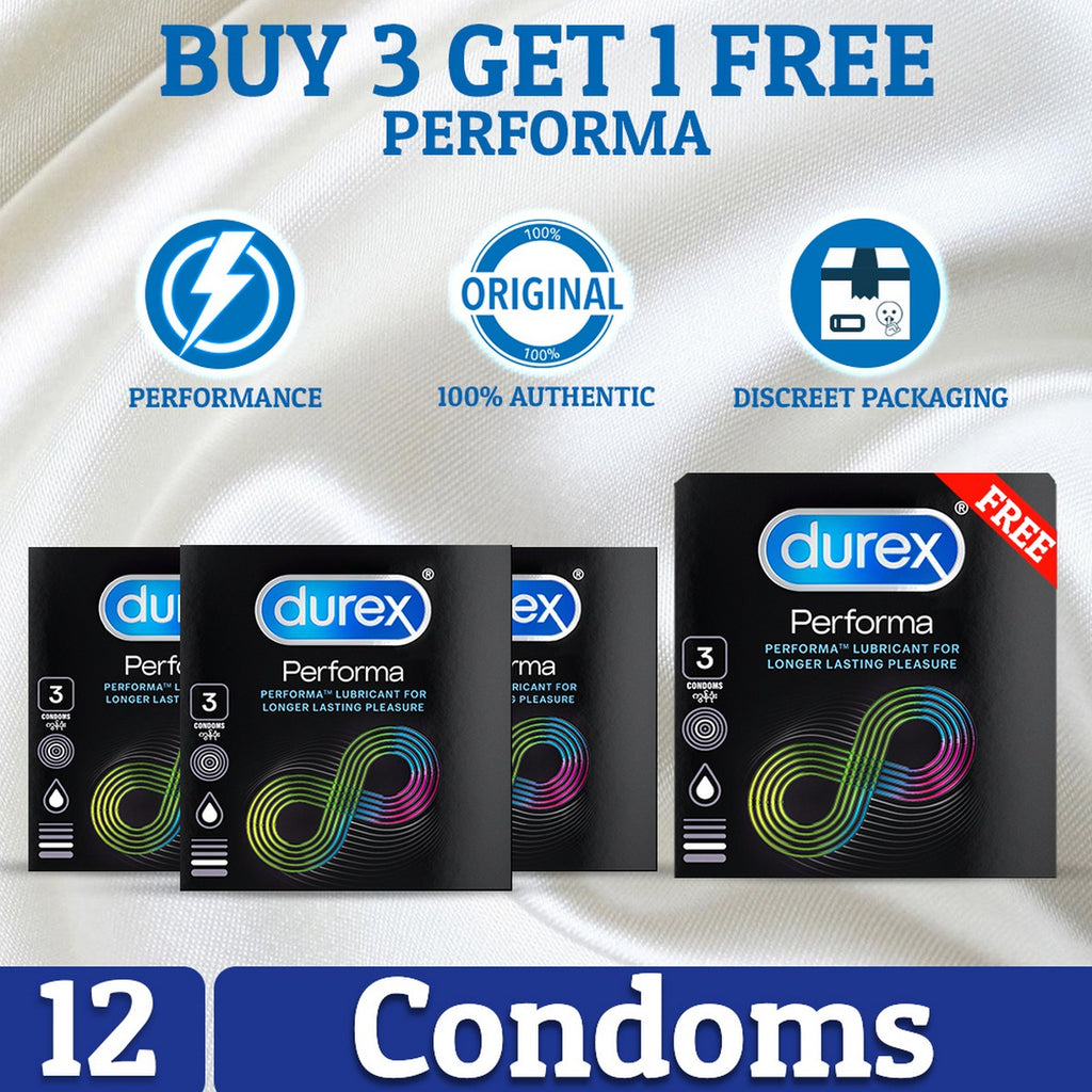 Durex Performa Condoms Pack of 3 (3+1)