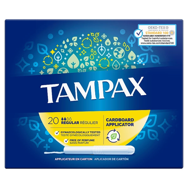 Tampax Tampons Applicator Regular 20s – Wellexy