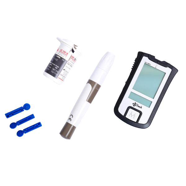 Glucose Sugar Test Meter Kit Glucometer - with free accessories (6105113100473)