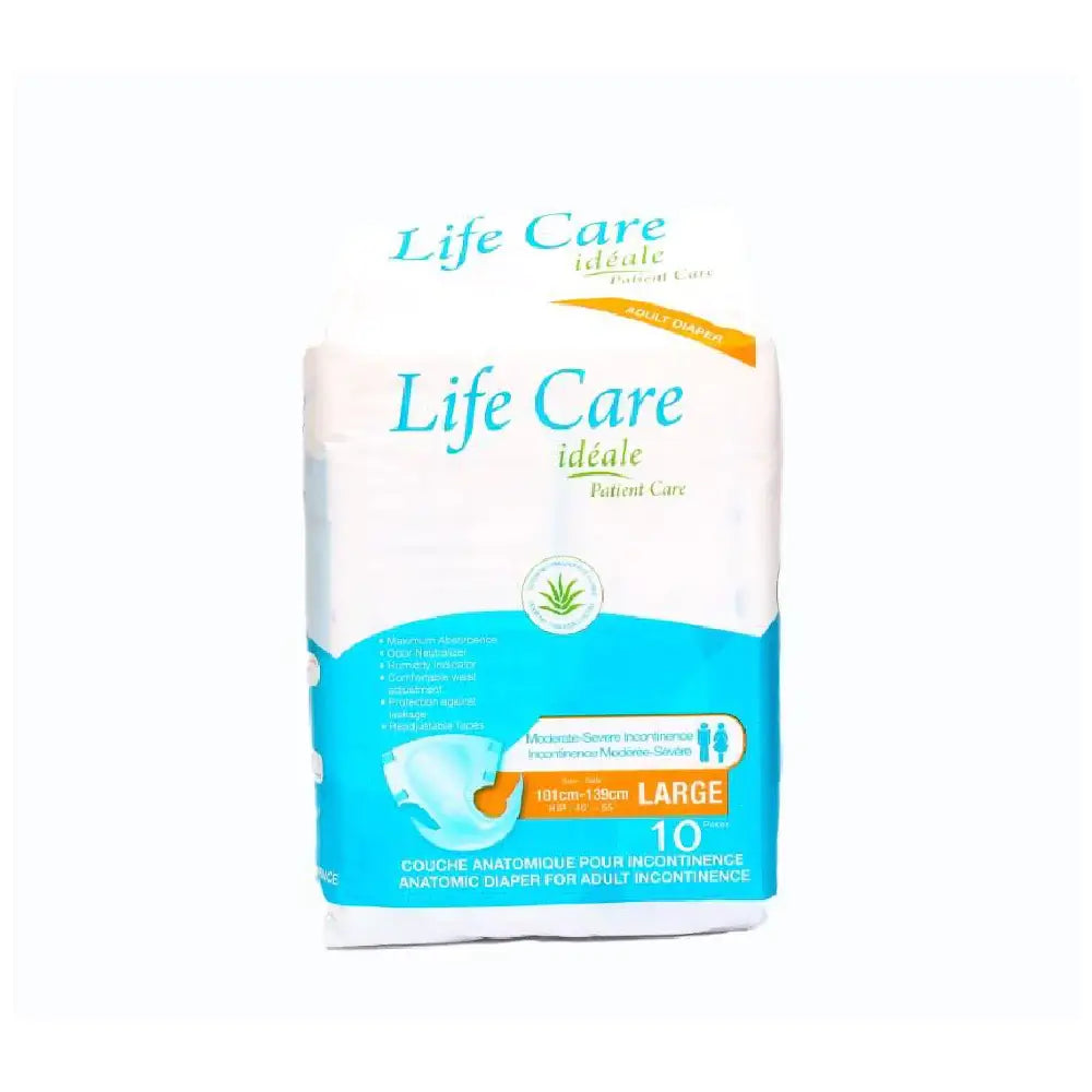 Life Care Adult Patient Diapers Disposable 10s Diapers - Large size