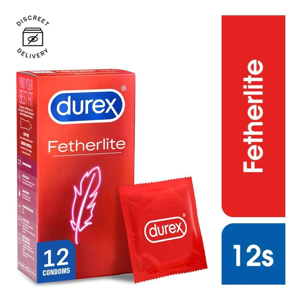 Durex Fetherlite Condoms Pack of 12's